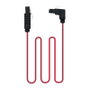 Nanocable Cable de datos SATA acodado con anclajes 0,5m Rojo
